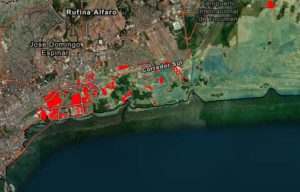 Aumento del nivel del mar en ciudad de Panamá: 2050