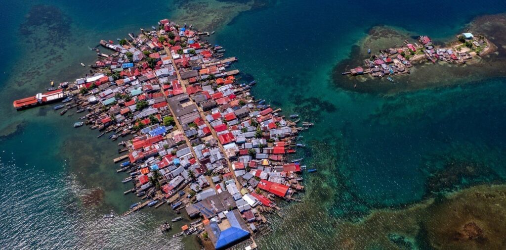 Isla Carti Sugdupu en el Mar Caribe